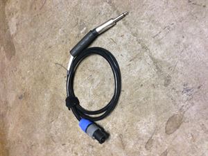 0.9m (3') jack (1/4") to speakon speaker lead