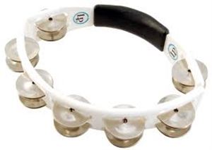 Cyclops Jingle Tambourine Steel-White-Hand Held(LP152)