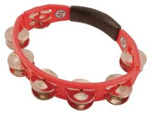 Cyclops JingleTambourine Steel-Red-Hand Held (LP151)