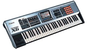 Fantom X6 61 key Music Workstation w/pedal - 512MB ram