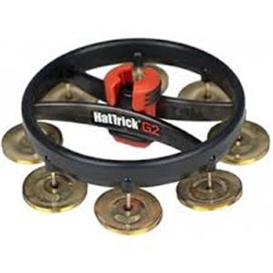 HatTrick G2 Hi-Hat mounted Tambourine - Brass Jingles