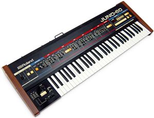 Juno 60 programable polyphonic synthesizer